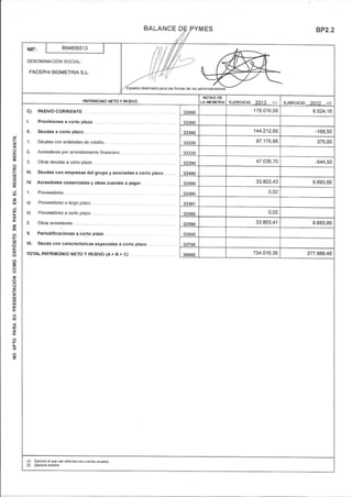 Documento de Salida al MAB de Facephi