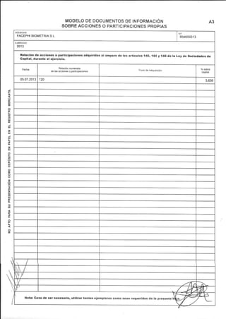 Documento de Salida al MAB de Facephi