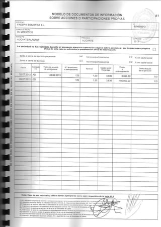 Documento de Salida al MAB de Facephi