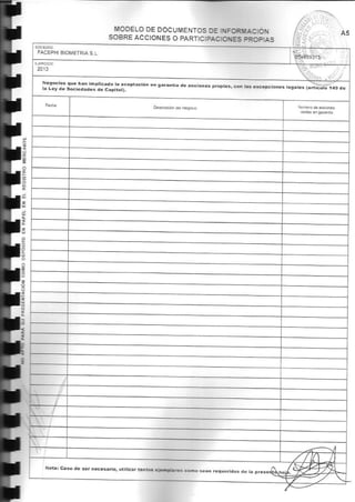 Documento de Salida al MAB de Facephi