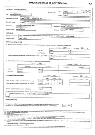 Documento de Salida al MAB de Facephi