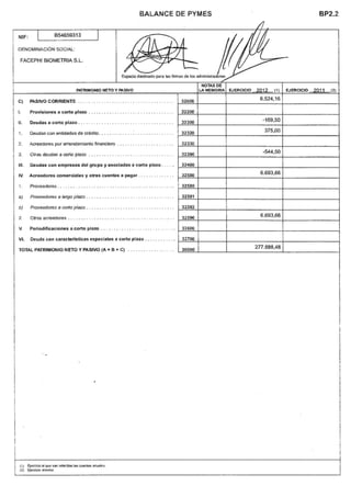 Documento de Salida al MAB de Facephi
