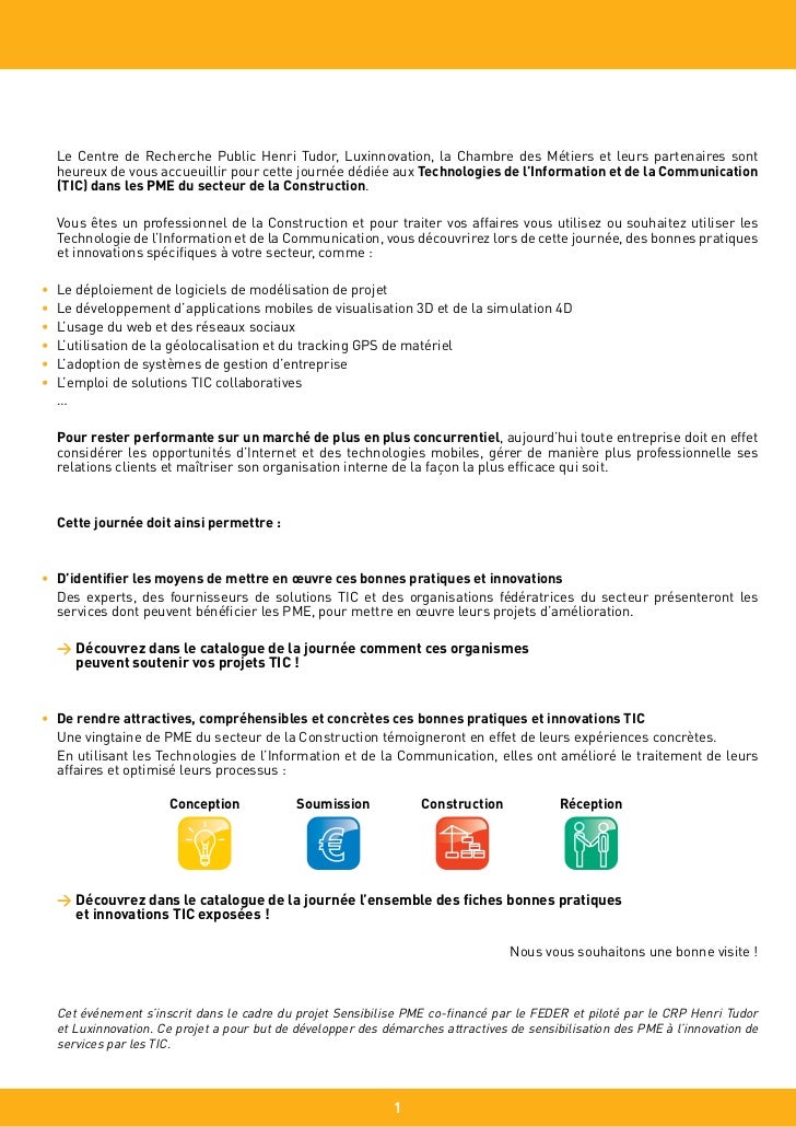 20 Fiches Bonnes Pratiques Tic Pour Pme De La Construction