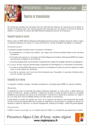 Fiches progress émergence projets | PDF