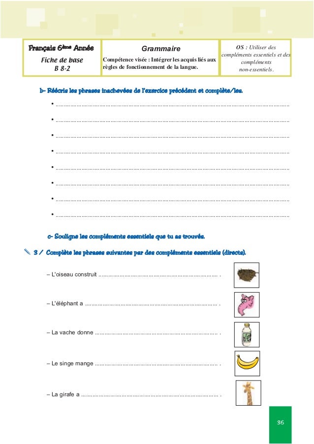 meilleur Exercices De Francais 6Eme dessin Bts cpi
