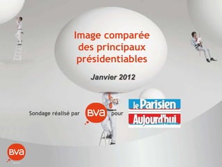 Image comparée
                 des principaux
                 présidentiables
                      Janvier 2012



Sondage réalisé par        pour
 