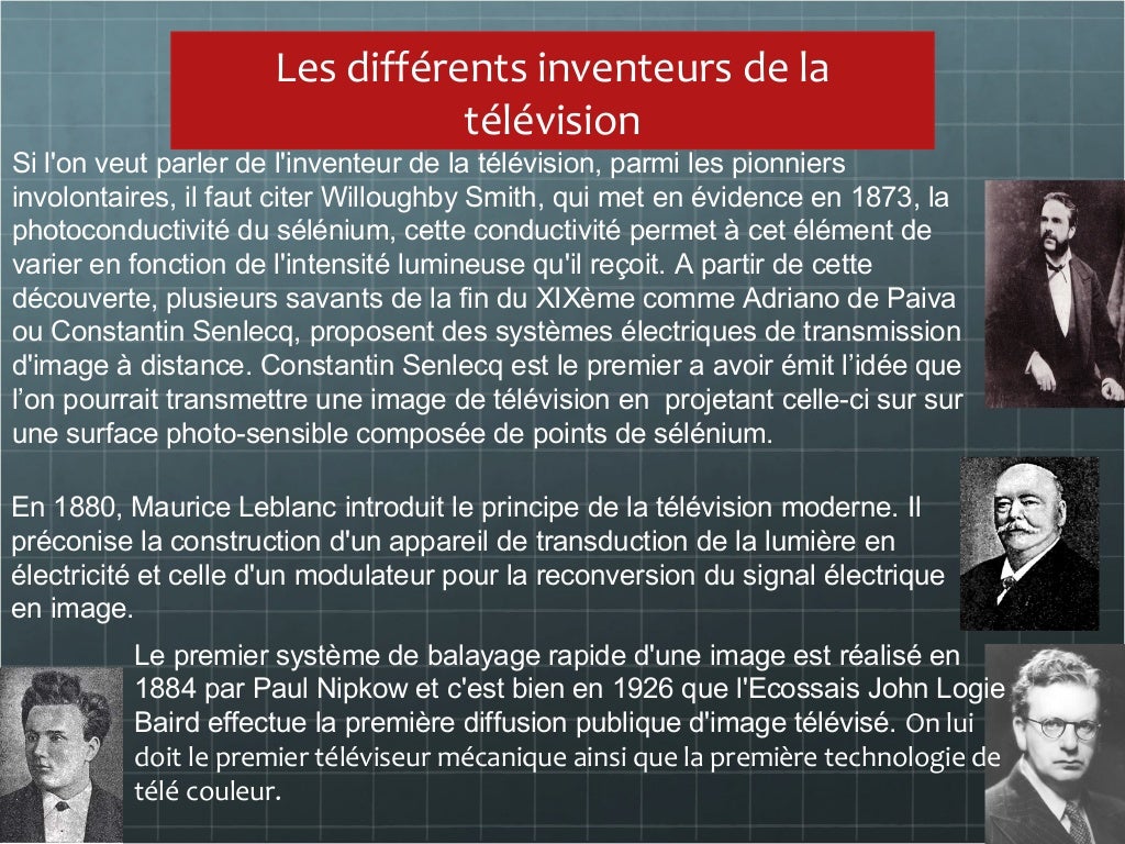 Expose Sur Levolution De La Television l'évolution de la television