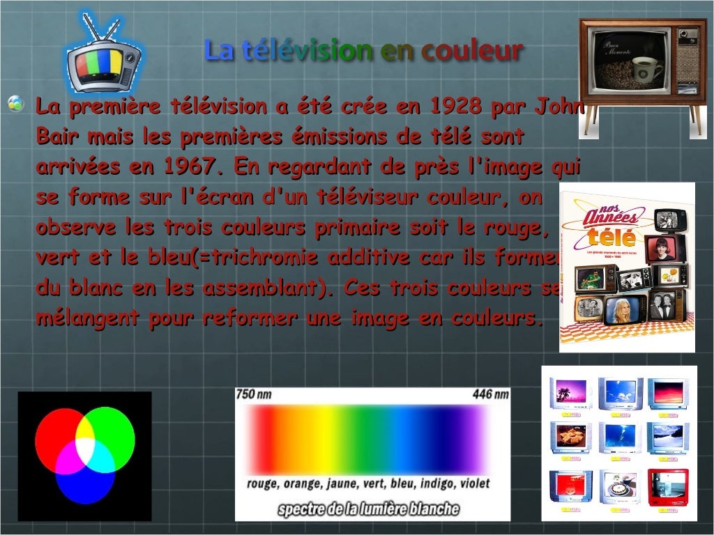 Expose Sur Levolution De La Television l'évolution de la television