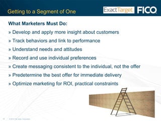 Retailing in 2010 – Key TrendsAbility to execute consistent promotions across channels is a key competitive differentiator for top retailers. Adoption of mobile is ramping                                               up quickly. By 2014,                                            smartphones will comprise                                               37% of global handset sales.Shift from “Segment” Targeting                                                                    to “Individualized” TargetingIncreasing customer                                             expectation and demand for offers that address their needs and interestsAdoption of advanced “sense and respond” technology that predicts (with accuracy) offers that are relevant and timely to individual customers
