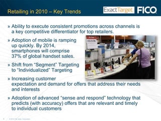  Helps to design and equip organizations with innovative solutions, leveraging automation and decision technologies to improve performance and achieve growth.linkedin.com/in/johnkoltonowskiTwitter.com/FICOretail© 2010 Fair Isaac Corporation.2