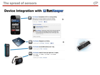 The spread of sensors
• sensor platform slide
 