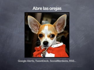 Trata de ser relevante
 