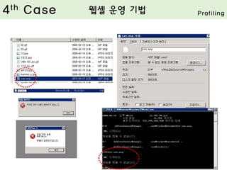 4th Case 웹셸 운영 기법 Profiling
 