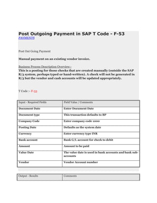Fico t codes with description | DOCX