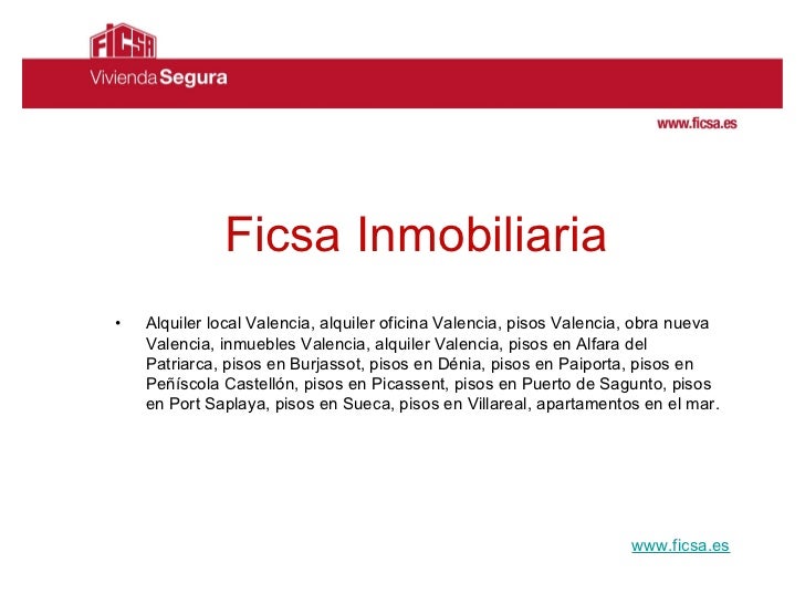 ficsa inmobiliaria pisos en alfara del patriarca 1 728