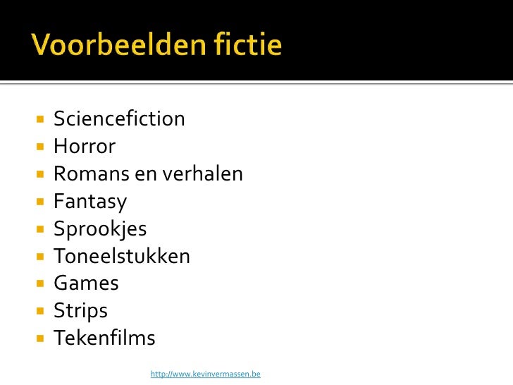 Fictie of non fictie