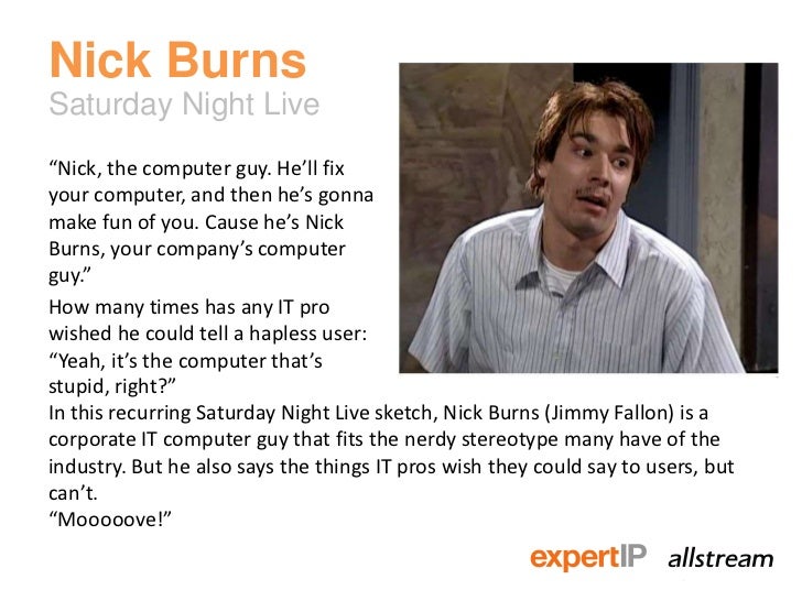 Our favourite fictional IT pros