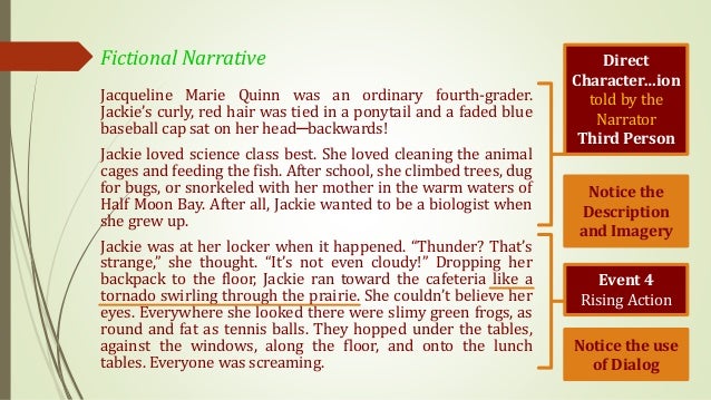 Fictional narrative essay examples