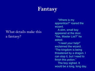 Fantasy
                            “Where is my
                         apprentice?” roared the
                        ...