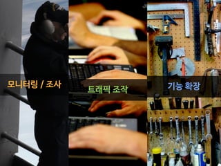 모니터링 / 조사
트래픽 조작 기능 확장
 