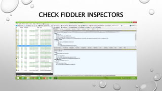 Fiddler web testing tool | PPTX