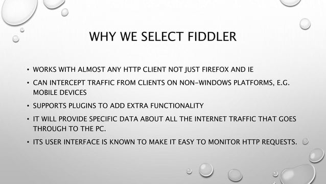 Fiddler web testing tool | PPT