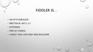 Fiddler web testing tool | PPTX
