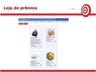 RELATÓRIOSAtravés de gráficos e relatórios, fique sabendo como vai o andamento das vendas, pontuações, trocas e muitas outras informações.