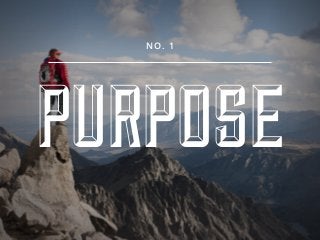 NO. 1
PURPOSE
 