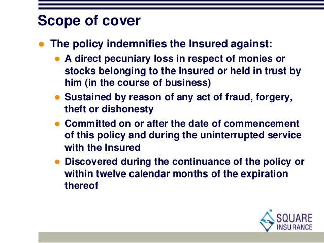 Fidelity Guarantee Insurance