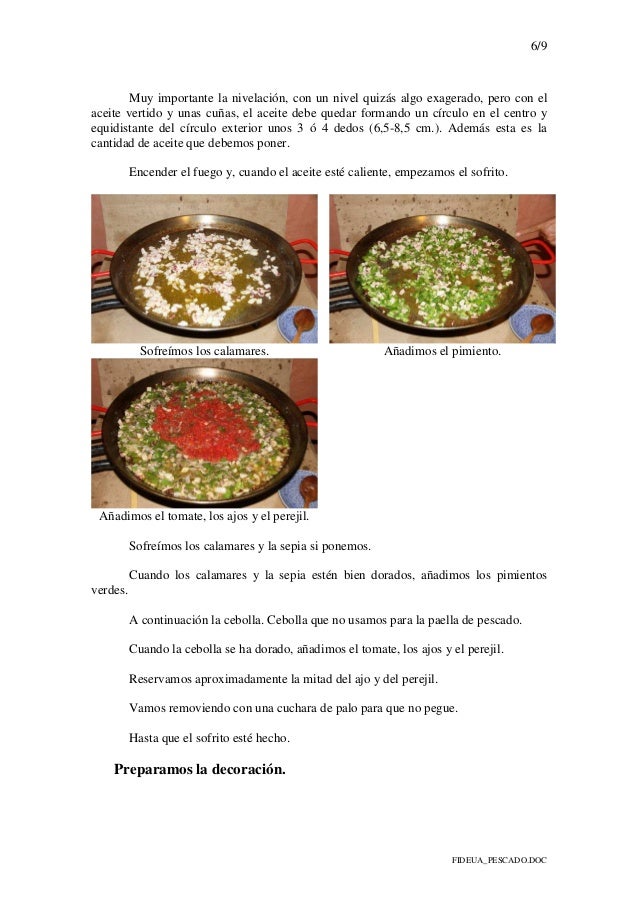 Fideua de pescado