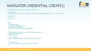 FIDO2 Specifications Overview | PPT