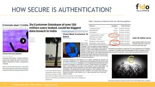 FIDO Authentication Technical Overview | PDF
