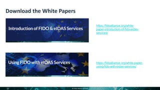 Introduction to FIDO and eIDAS Services