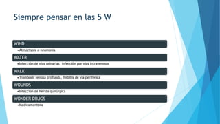 Fiebre postoperatoria | PPTX