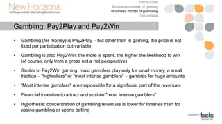 The convergence of gaming and gambling 