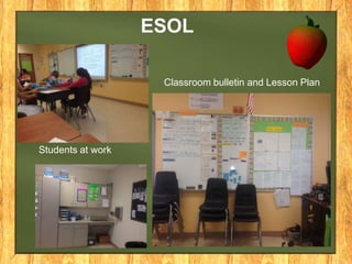 ESOL
Classroom bulletin and Lesson Plan

Students at work

 