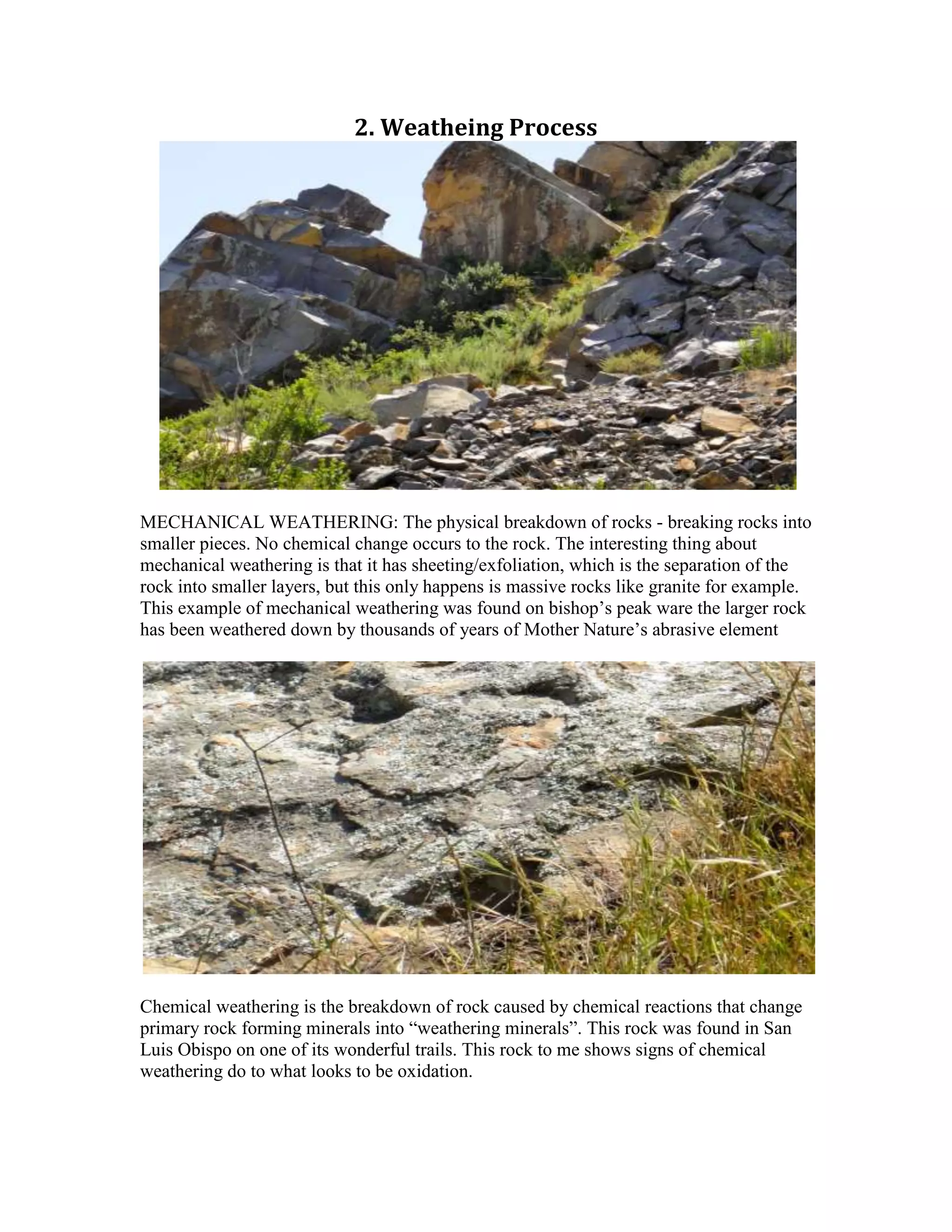 Field assignment part 1-2