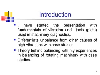 Field Balancing of Critical Rotating Machines | PPT