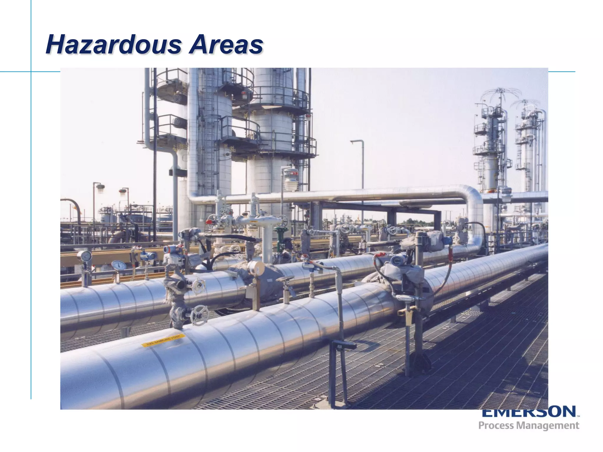 [File Name or Event]
Emerson Confidential
27-Jun-01, Slide 8
Hazardous Areas
 