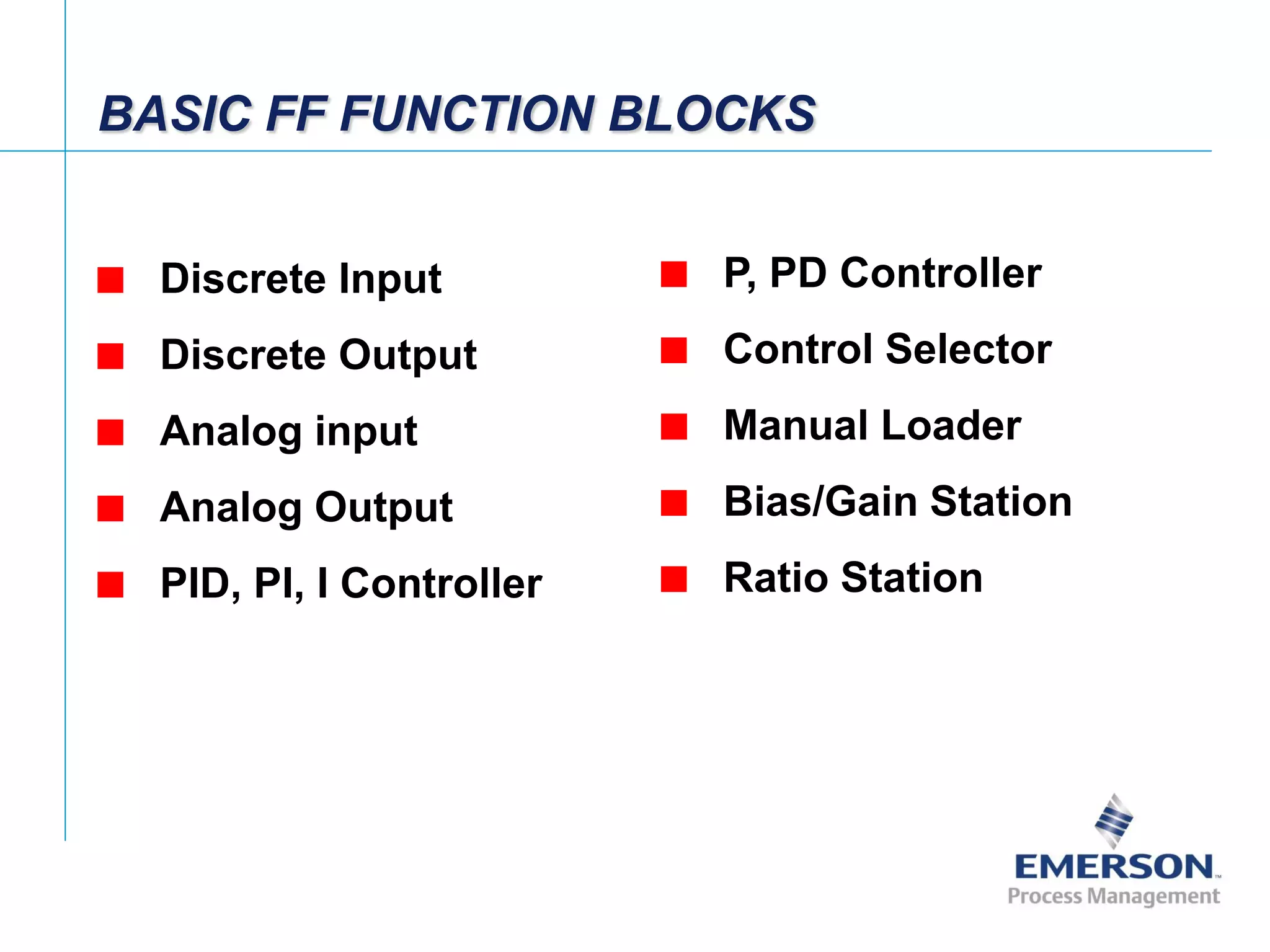 Fieldbus Tutorial Part 8 - Fieldbus Function Blocks | PDF | Operating ...