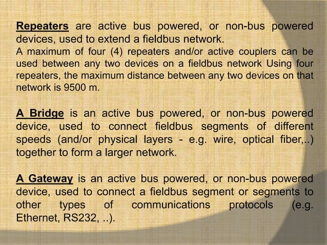 Fieldbus wiring guide | PPTX