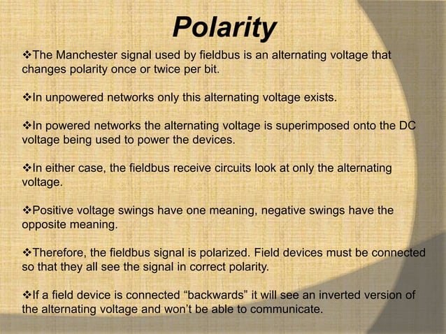 Fieldbus wiring guide | PPTX