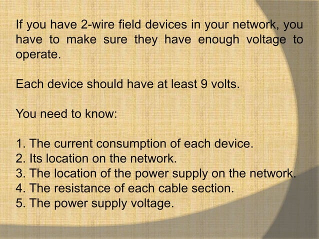 Fieldbus wiring guide | PPTX