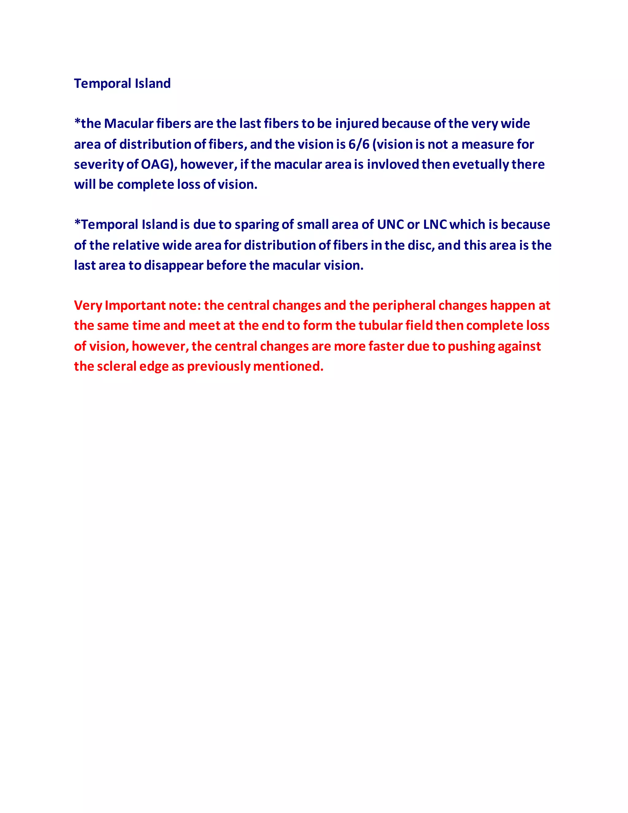Field changes in glaucoma