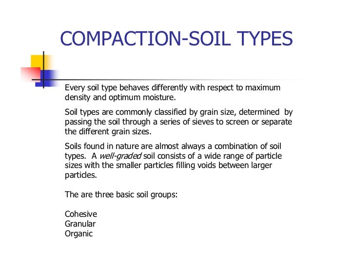 Field Compaction