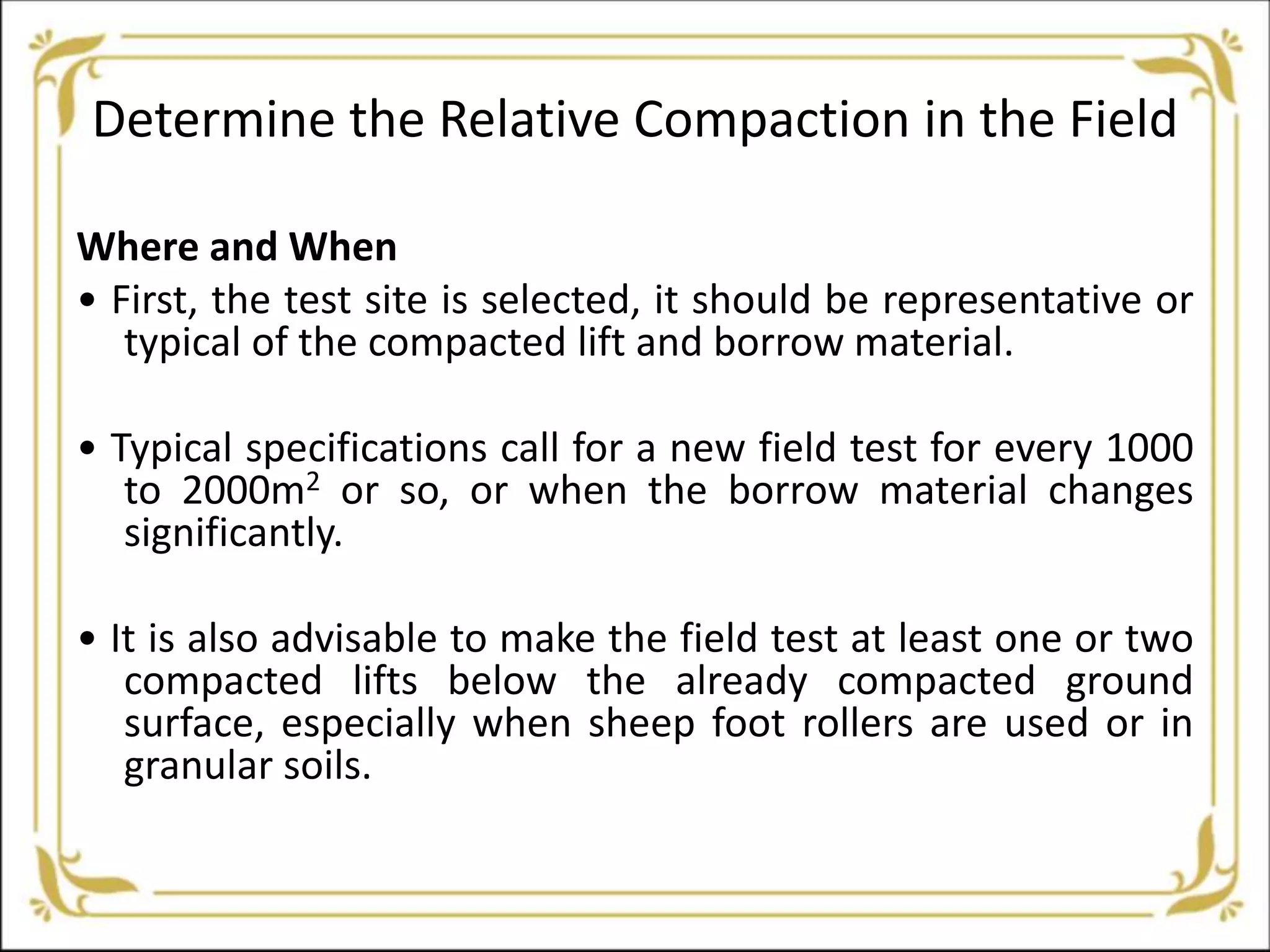 Field compaction methods | PPTX