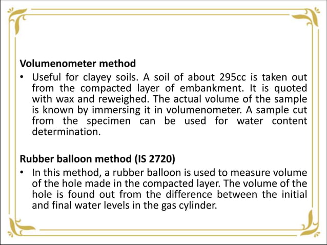 Field compaction methods | PPTX | Civil Engineering Industry | Industries