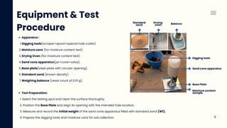 Comprehensive Guide to Soil Field Density Testing Using the Sand Cone ...
