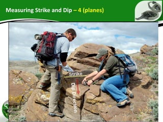 Measuring Strike and Dip – 4 (planes)
 